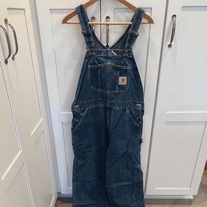 Classic Carhartt Bib Overalls 100% Cotton Denim 32x30